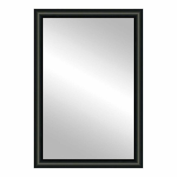 Timeless Frames 24 x 30 in. Jude Framed Mirror, Black 55365